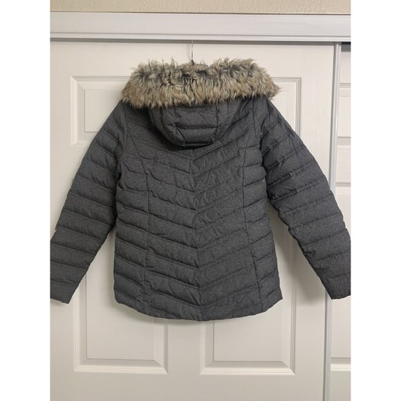 Eddie Bauer Mountain Slate Down Puffer Jacket Size S Gray - Picture 3 of 7